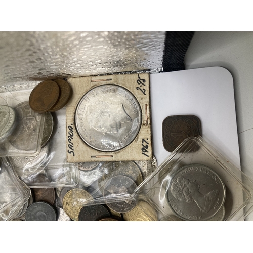 201 - Large accumulation of World coins including early possible silver coins etc