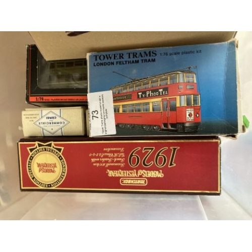 46 - Large accumulation of model buses, trams, trains etc