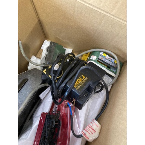 49 - Model Trains : Mixed box of Hornby, intercity etc including untested transformer