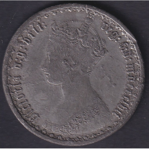 112 - QV Gothic Florin FORGERY !