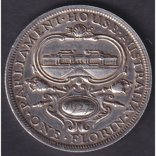 157 - 1927 Australian Silver Florin in fine condition