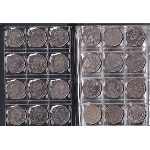 79 - CHARITY : Collection of Olympic 50ps plus others  (24) ( Being sold on behalf of the League of Frien... 