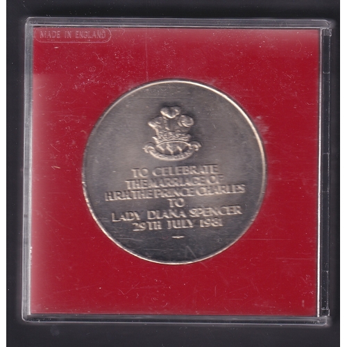 85 - CHARITY : 1981 Royal Wedding Commemorative medallion 28.66g Nickel  ( Being sold on behalf of the Le... 