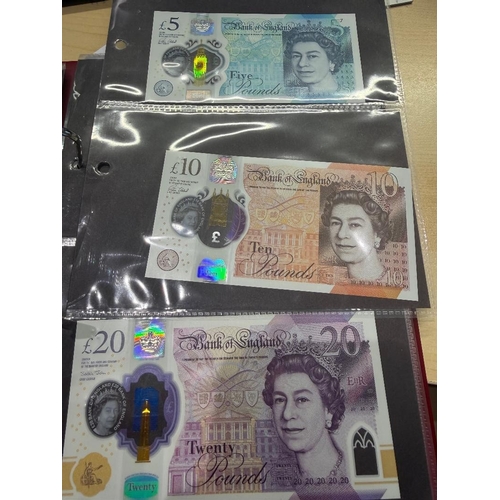 87 - Small accumulation of UK Bank Notes including Polymer notes to £20