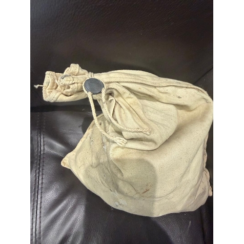 91 - Sealed Bank coin bag of apparently 1966 Pennies ! very heavy 11.25 Kg