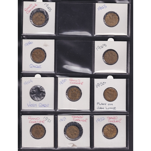 94 - Collectors album of 3d coins including 1946, florins etc , various dates and conditions