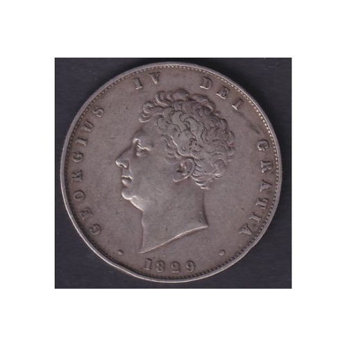 106 - 1829 SUPERB George IV Silver Half Crown best we have seen (Payment by bank transfer or card payment ... 