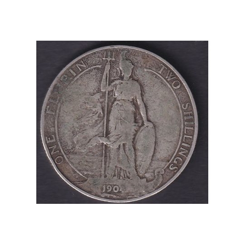 137 - Coins : 1904 EDVII Silver Florin in good condition