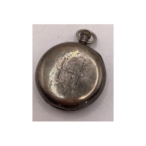 195 - Sir John Bennett London Pocket Watch Silver case hallmarked London 1887 WH (William Holmes), engrave... 