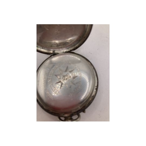 195 - Sir John Bennett London Pocket Watch Silver case hallmarked London 1887 WH (William Holmes), engrave... 
