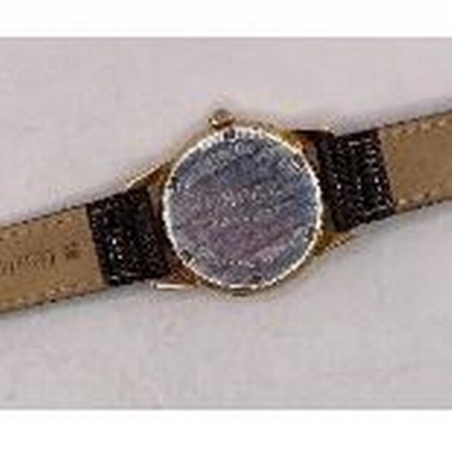 196 - Vintage Marvin gold coloured gents wristwatch in working order inscribed on reverse J MvNeil 1936-19... 