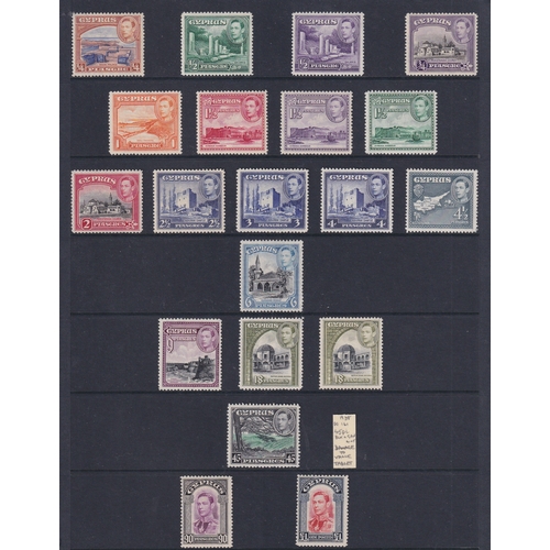 17 - STAMPS Mint and used collection on stock pages QV to 1989's including 1938, 1955 sets mint and used ... 