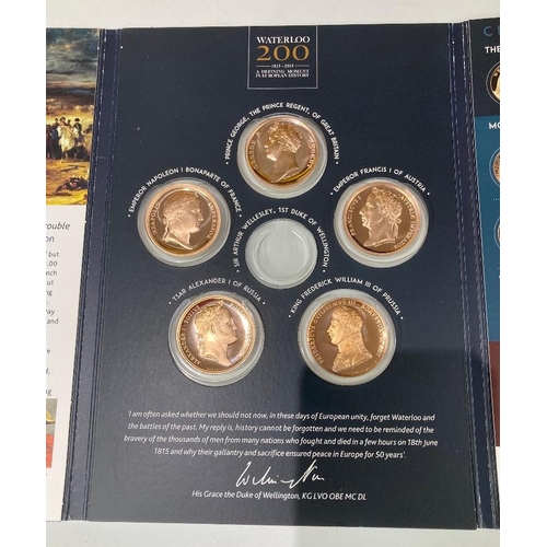 2015 Waterloo collection of bronze medallions (excluding the Gold coin)