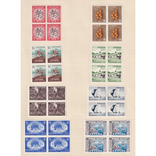 5 - STAMPS World collection in springback album, higher value stamps spotted incl Penny Black