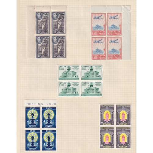 5 - STAMPS World collection in springback album, higher value stamps spotted incl Penny Black