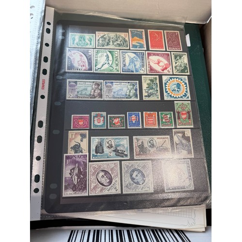 16 - STAMPS EUROPE mint and used accumulation on stock cards , pages and albums, Monaco, Germany, Belin, ... 