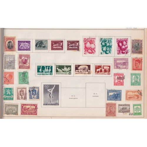 51 - STAMPS Old World album with mainly early used stamps, appears unpicked