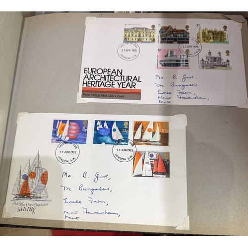 54 - STAMPS Mixed box of various albums including FDC's etc
