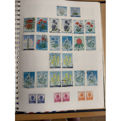 66 - STAMPS Two albums with 100's of all World, early to modern, strong in African countries and Italy