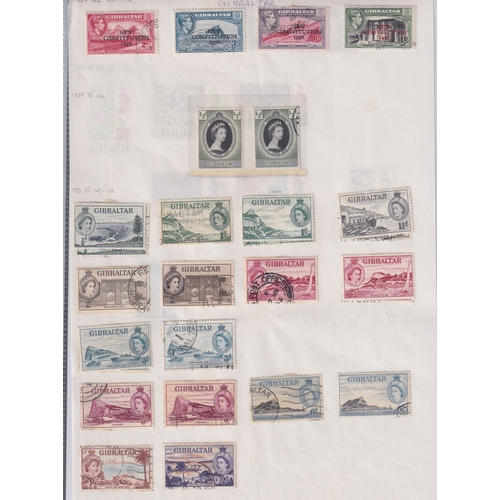 75 - STAMPS World accumulation in ring binder on pages Ghana to Greece