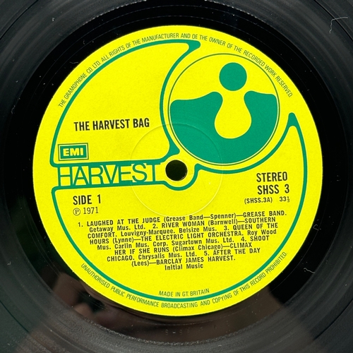 23 - A 12 inch vinyl album by Harvest - The Harvest Bag, in good condition, no scratches,