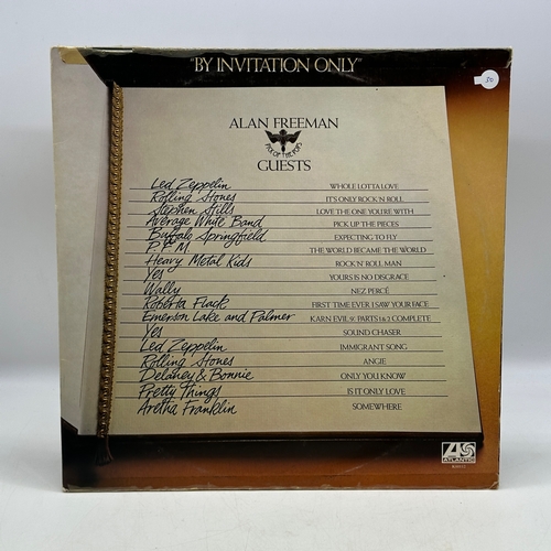 30 - A double 12 inch vinyl by Alan Freeman & Guests - By Invitation Only, cover has been taped at the bo... 