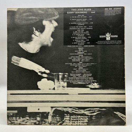 38 - A 12 inch vinyl album by Barry Goldberg - 2 Jews Blues, cover has some age marks on the corners, vin... 