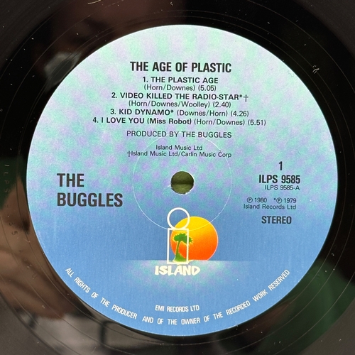 39 - A 12 inch vinyl album by Buggles - The Age Of Plastic, cover is in near new condition, no scratches