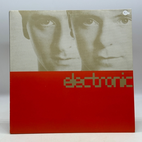 41 - A 12 inch vinyl album by Electronic , cover is in very good condition, vinyl is in good order no scr... 