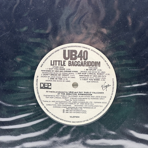 49 - A 12 inch vinyl album by UB40 - Little Baggariddim