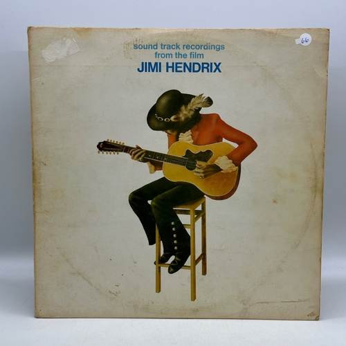 66 - A double 12 inch vinyl album by Jimi Hendrix - Soundtrack to movie 'Jimi