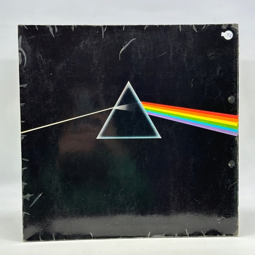 72 - A 12 inch vinyl album by Pink Floyd - Dark Side of the Moon, 1st press with a laminated cover