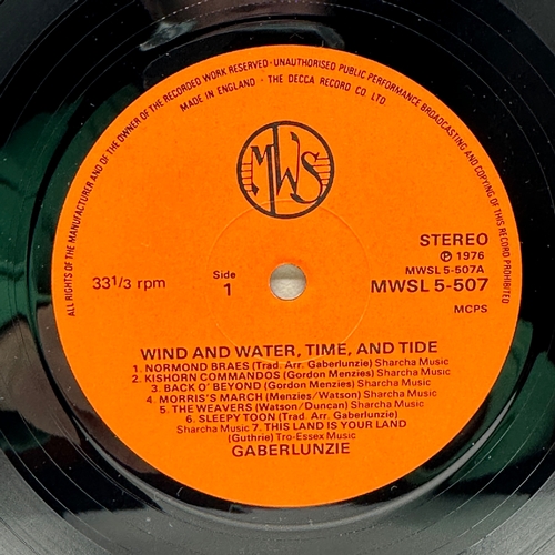 76 - A 12 inch vinyl album by Gaberlunzie - Wind & Water Time & Tide