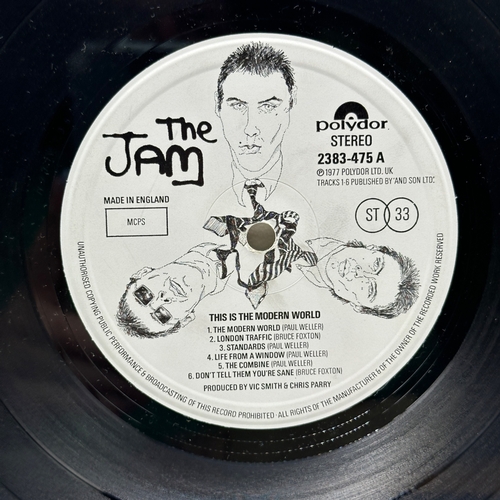 89 - A 12 inch vinyl album by The Jam - This is the Modern World