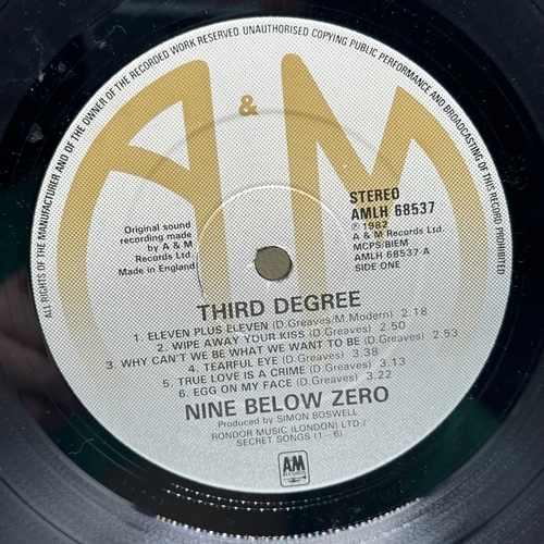 95 - A 12 inch vinyl album by Nine Below Zero - Third Degree