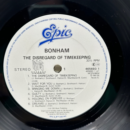 106 - A 12 inch vinyl album by Bonham - The Disregard of Time Keeping