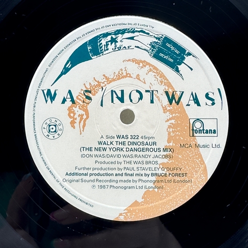 138 - A 12 inch vinyl album by Was Not Was - Walk the Dinosaur