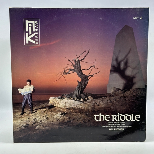 140 - A 12 inch vinyl album by Nik Kershaw - The Riddle