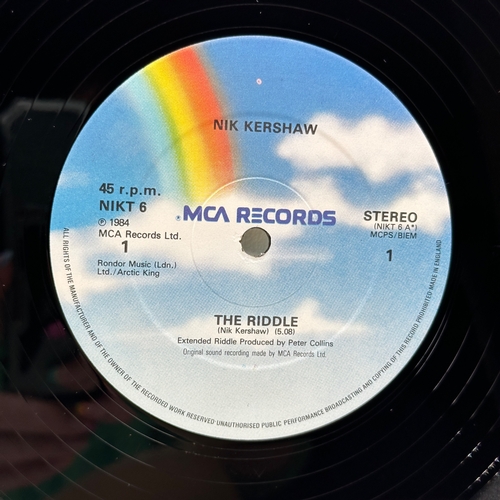 140 - A 12 inch vinyl album by Nik Kershaw - The Riddle