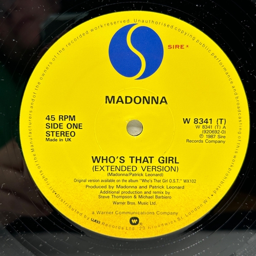 145 - A 12 inch vinyl album by Madonna - Who's That Girl