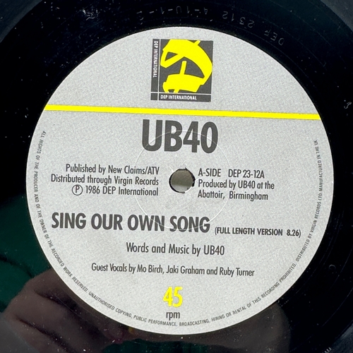 158 - A 12 inch vinyl album by UB40 - Our Own Song