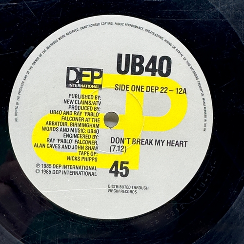 159 - A 12 inch vinyl album by UB40 - Don't Break My Heart