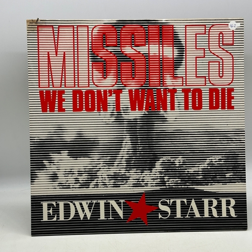 162 - A 12 inch vinyl album by Edwin Starr - Missiles We Don't Want to Die