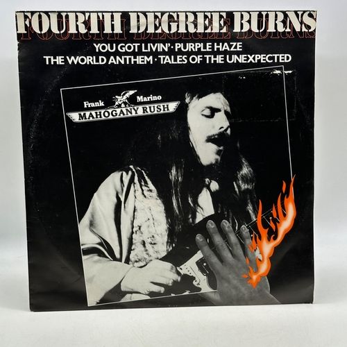 168 - 3x 12 inch vinyl album by Fourth Degree Burns - 2x Frank Marino & 1x Molly Hatchet