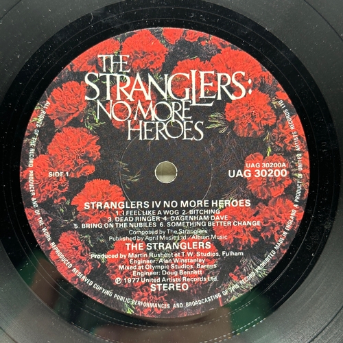 186 - A 12 inch vinyl album by The Stranglers - No More Heroes