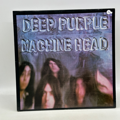 196 - A 12 inch vinyl album by Deep Purple - Machine Head,