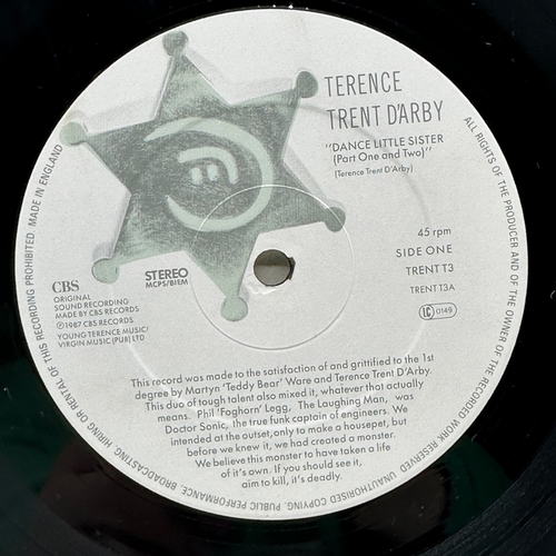 198 - A 12 inch vinyl album Terence Trent D'arby - Dance Little Sister