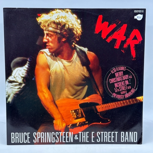 199 - A 12 inch vinyl album Bruce Springstein & The E Street Band - War