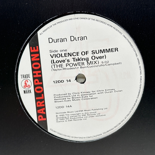 201 - A 12 inch vinyl album Duran Duran - Violence Of Summer