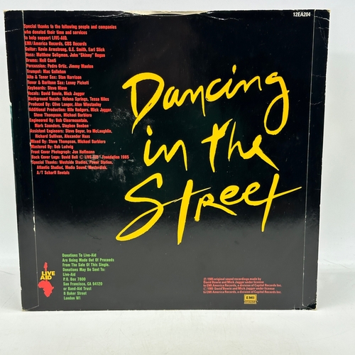 208 - A 12 inch vinyl album David Bowie & Mick Jagger - Dancing in the Street